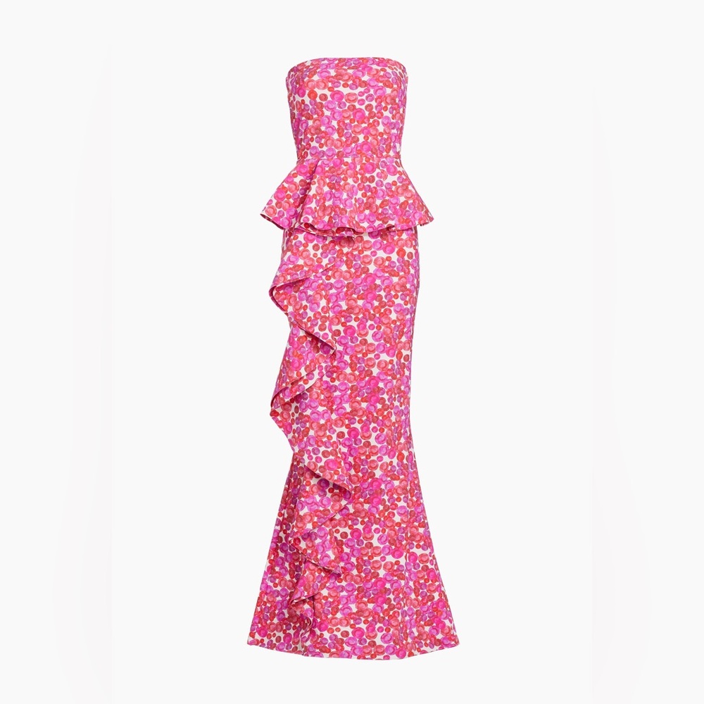 Chiara Boni La Petite Robe's Hafsah strapless gown